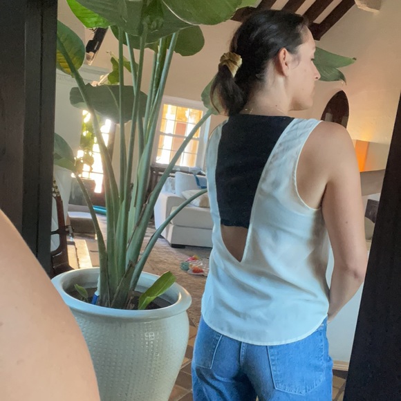 Black and white BCBG Generation blouse size S - Picture 3 of 6